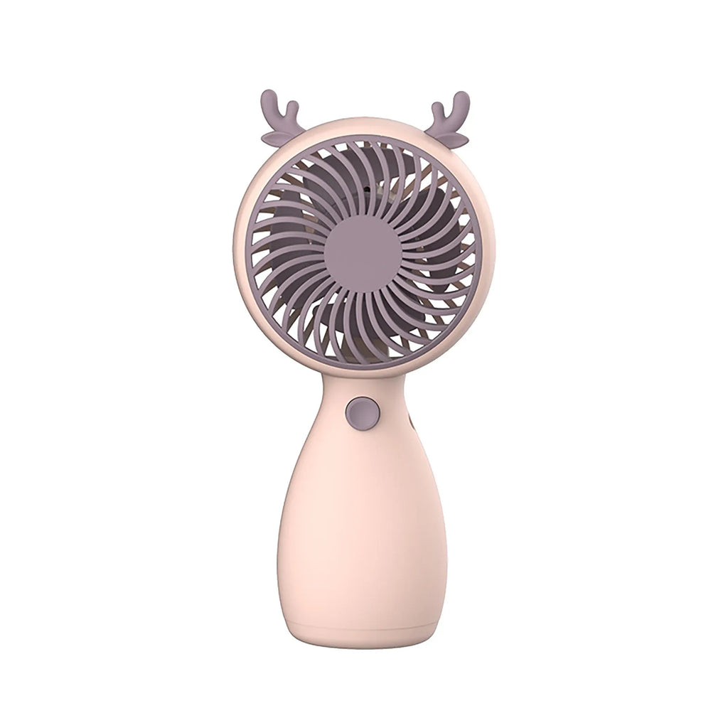 Mini Portable USB Handheld Fan – 3-Speed, Silent, 2000mAh Portable Handheld Fan Qme