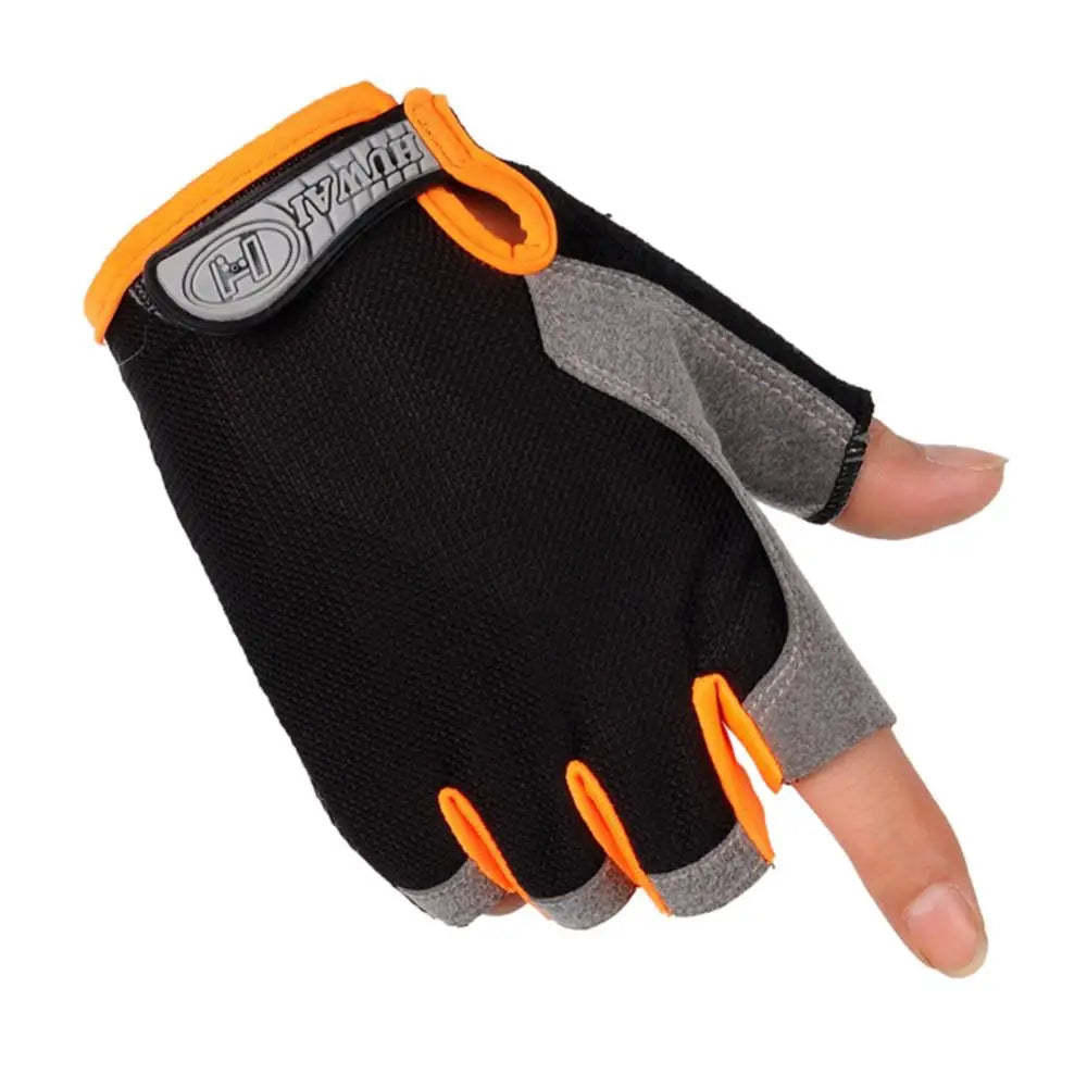 Half Finger Cycling Gloves – Anti-Slip & Breathable Unisex Fingerless Cycling Gloves Qme