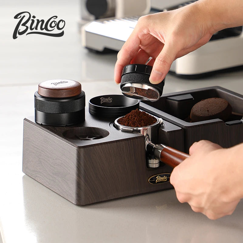 Bincoo 4-Hole Espresso Tamper Stand & Distributor Seat 51/58mm Espresso Tamper Stand Qst