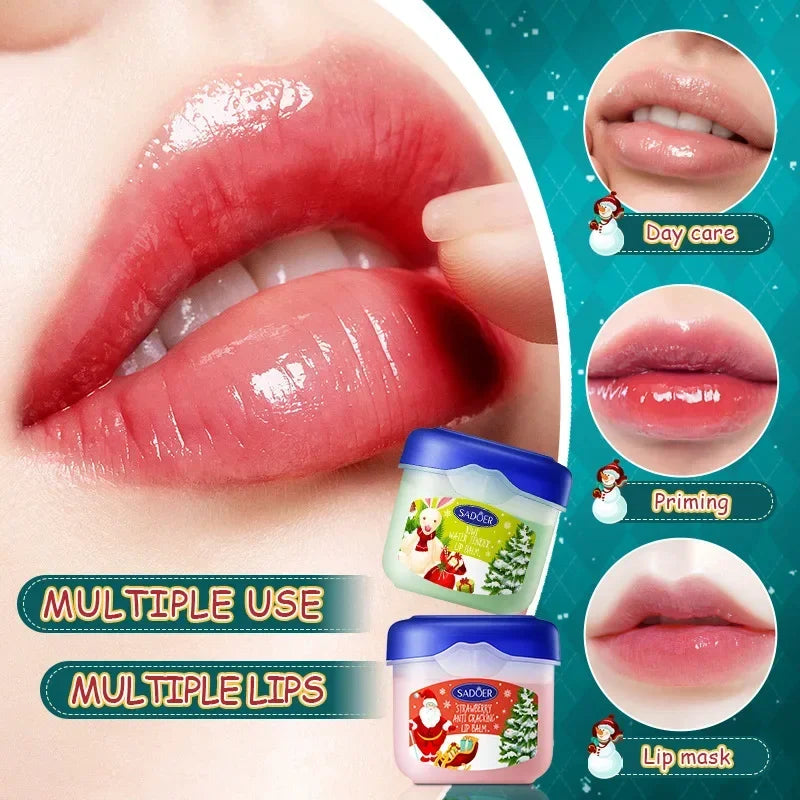 Christmas Moisturizing Hand Cream & Lip Balm Gift Set | Qme Hand & Lip Care Set Qme