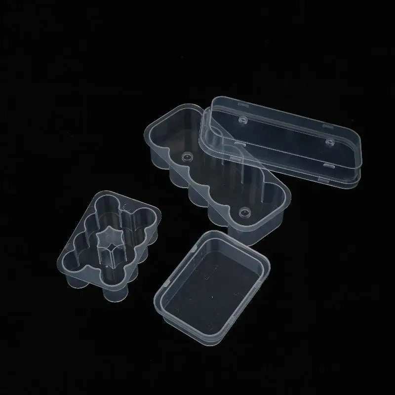 10-Slot Clear Stackable Vial Storage Case | Microtube Box Vial Storage Case Qme