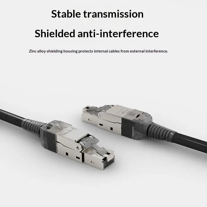 Tool-Free Zinc Alloy Ethernet Termination Plugs | 9 Colors Ethernet Connector Qme