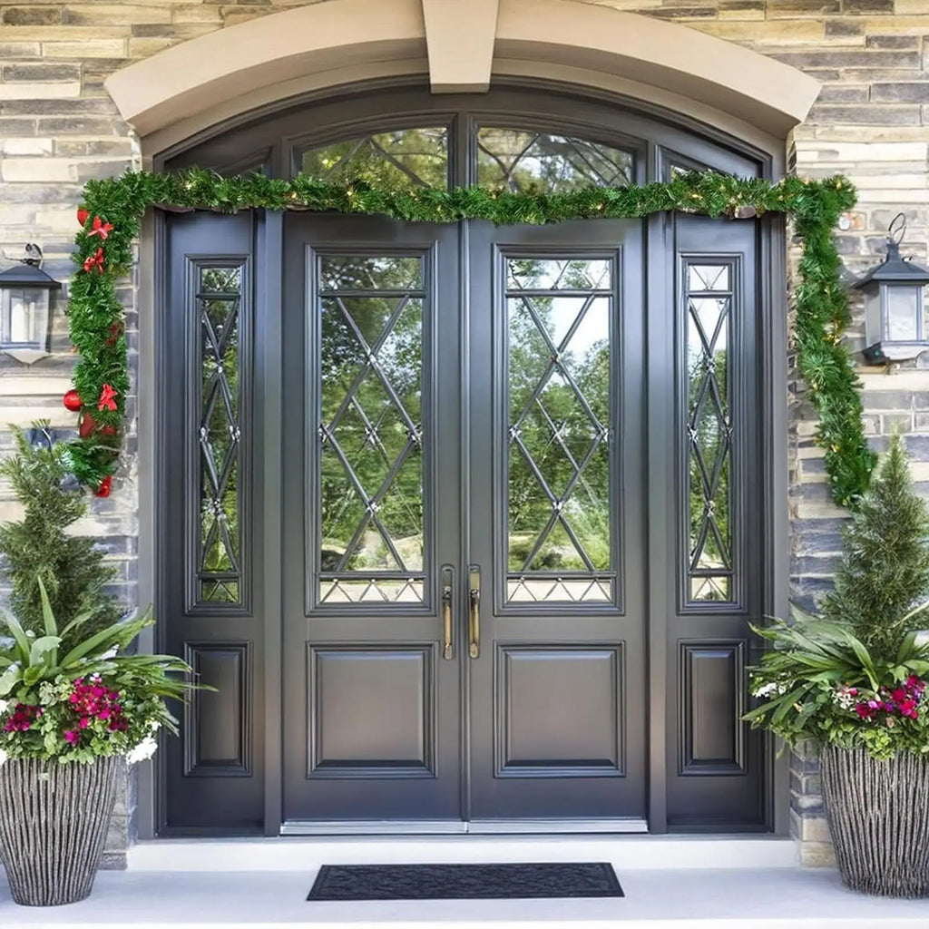 Adjustable Metal Garland Hanger for Door Frame | Holiday Decor Garland Door Hanger Qme