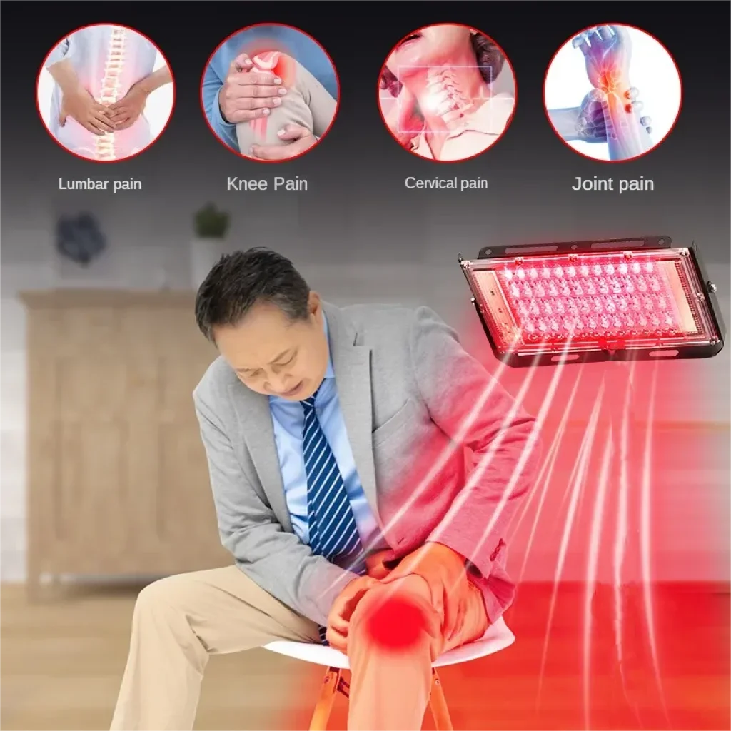 96 LED Red & Infrared Light Therapy Device 660nm 850nm | ZONGKUNG Red Light Therapy Panel Qst