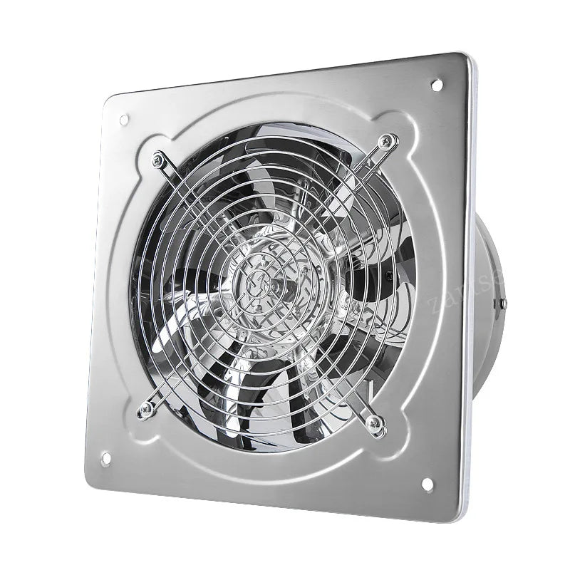 Stainless Steel Kitchen Exhaust Fan Wall Ventilator 6" 7" 8" Kitchen Exhaust Fan Qst