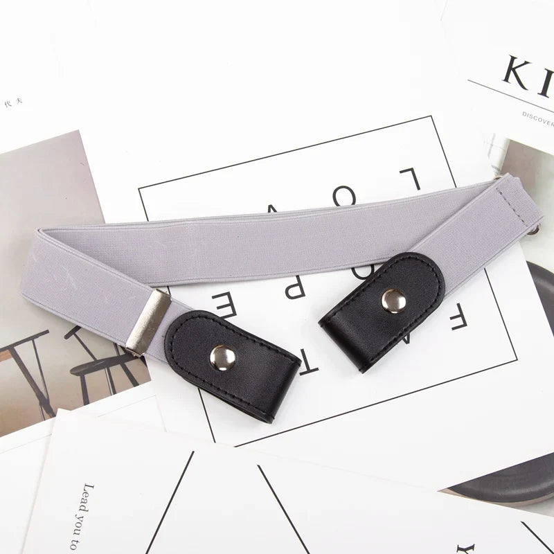 Women's Elastic Invisible Belt – Buckle-Free Stretch Waistband Elastic Invisible Belt Qme A-12 45cm-100cm China Mainland