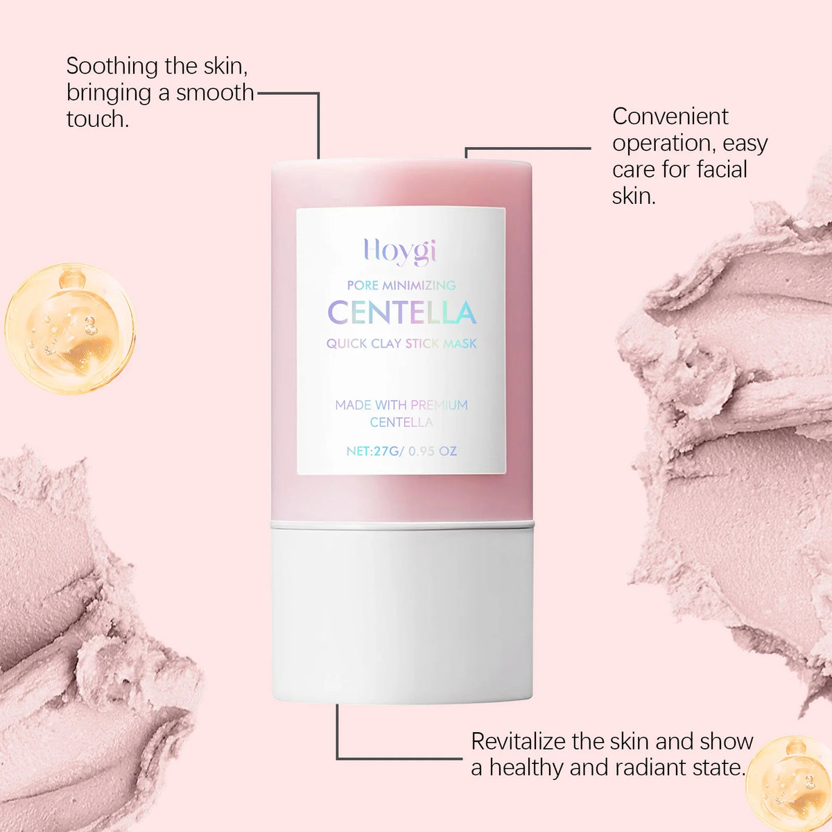 Eelhoe Centella Clay Stick Mask – Pore Minimizing & Moisturizing Clay Stick Mask Qst