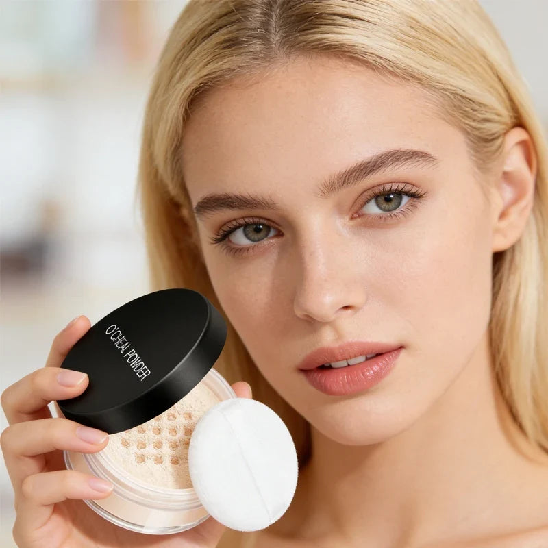 Qme Lightweight Loose Setting Powder – Waterproof & Long-Lasting Loose Setting Powder Qme