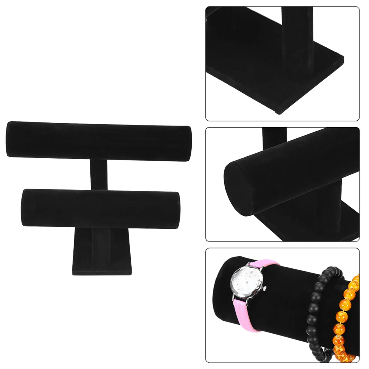 Jewelry T-Bar Display Stand for Necklaces, Bracelets & Watches Jewelry Display Stand Qme