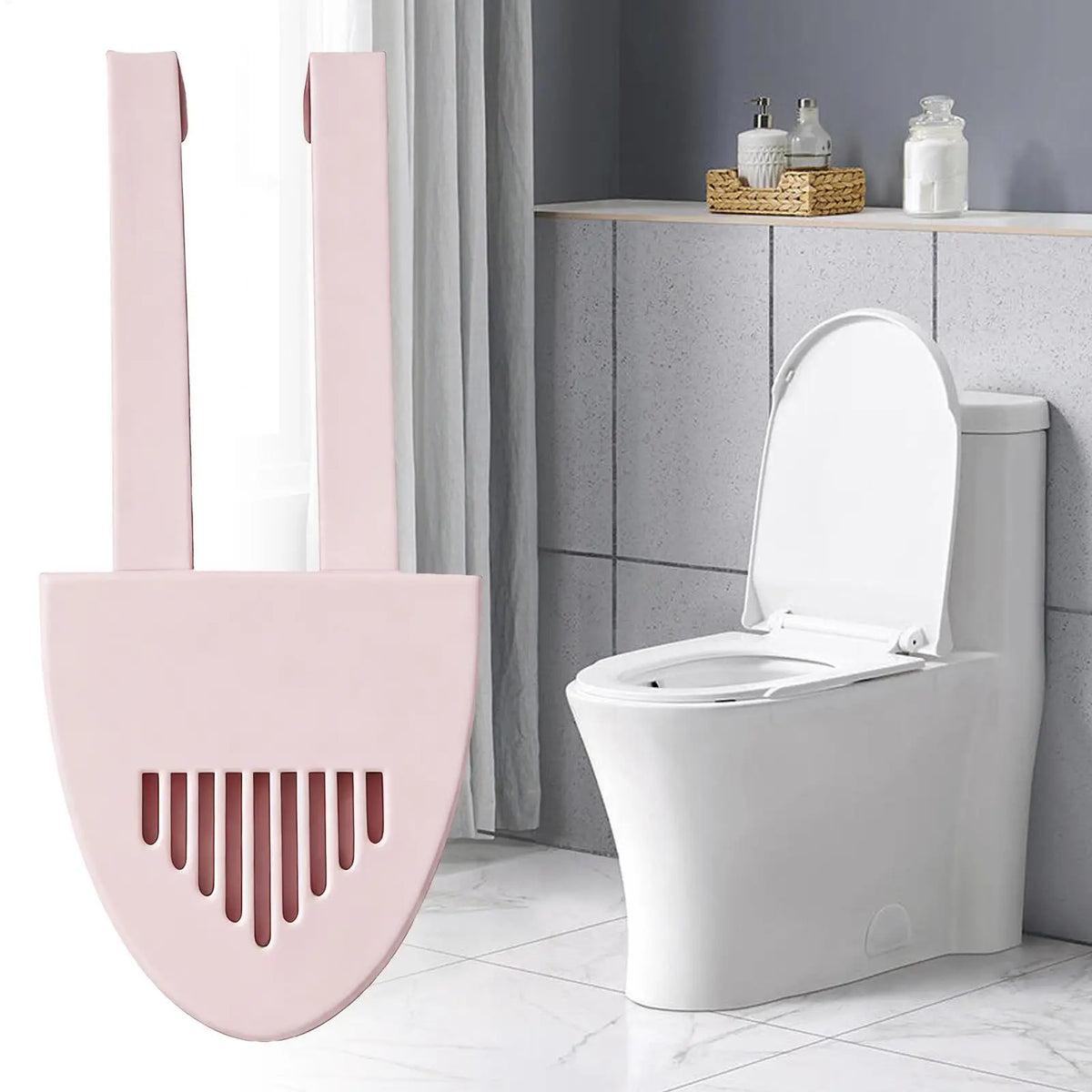 Toilet Tank Cleaner Tablet Holder – Anti-Slip Suspending Toilet Tablet Holder Qme