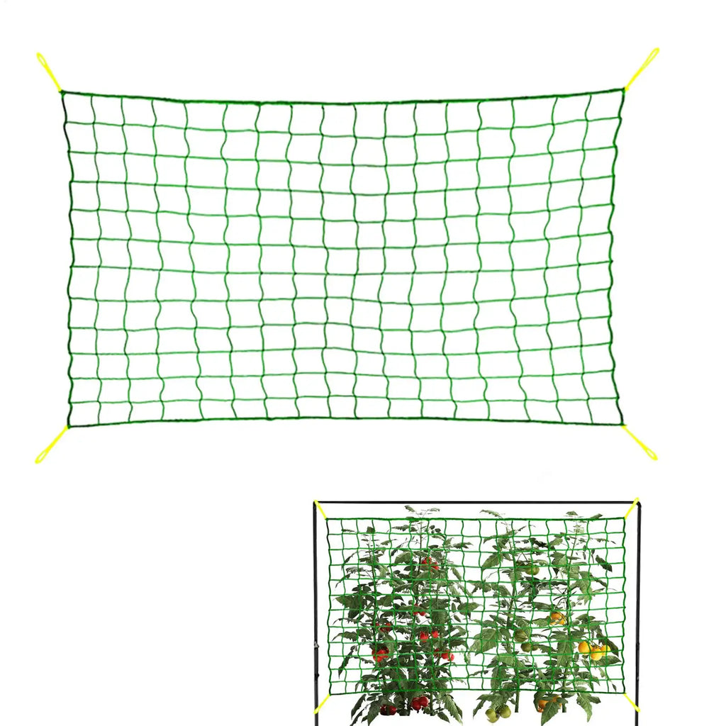 Garden Plant Climbing Trellis Net – Tomatoes, Flowers & Veg Plant Climbing Net Qme