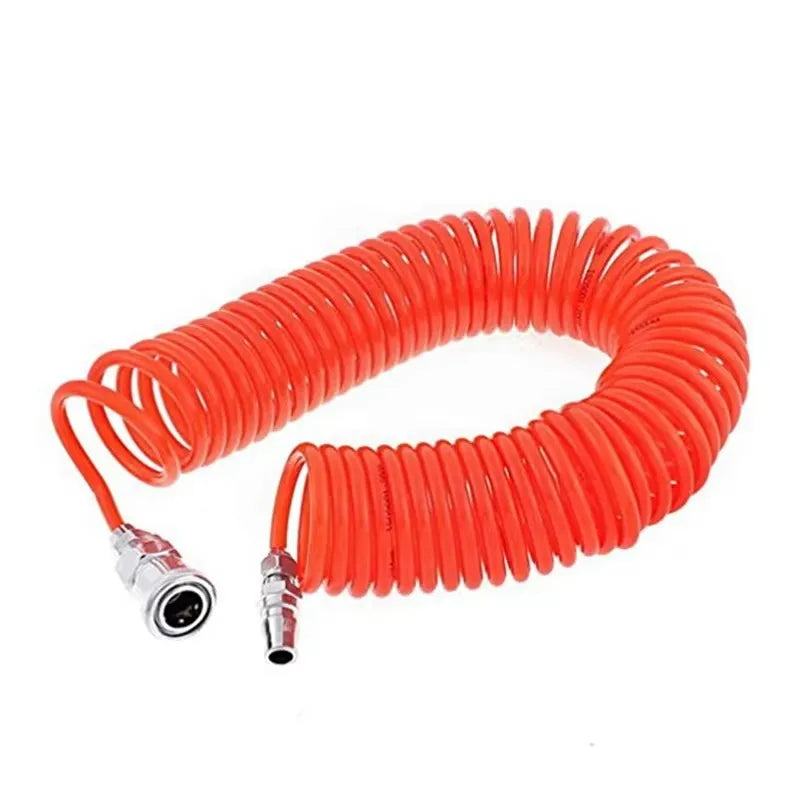 Pneumatic Spiral Coiled Air Hose for Air Compressors Pneumatic Air Hose Qme