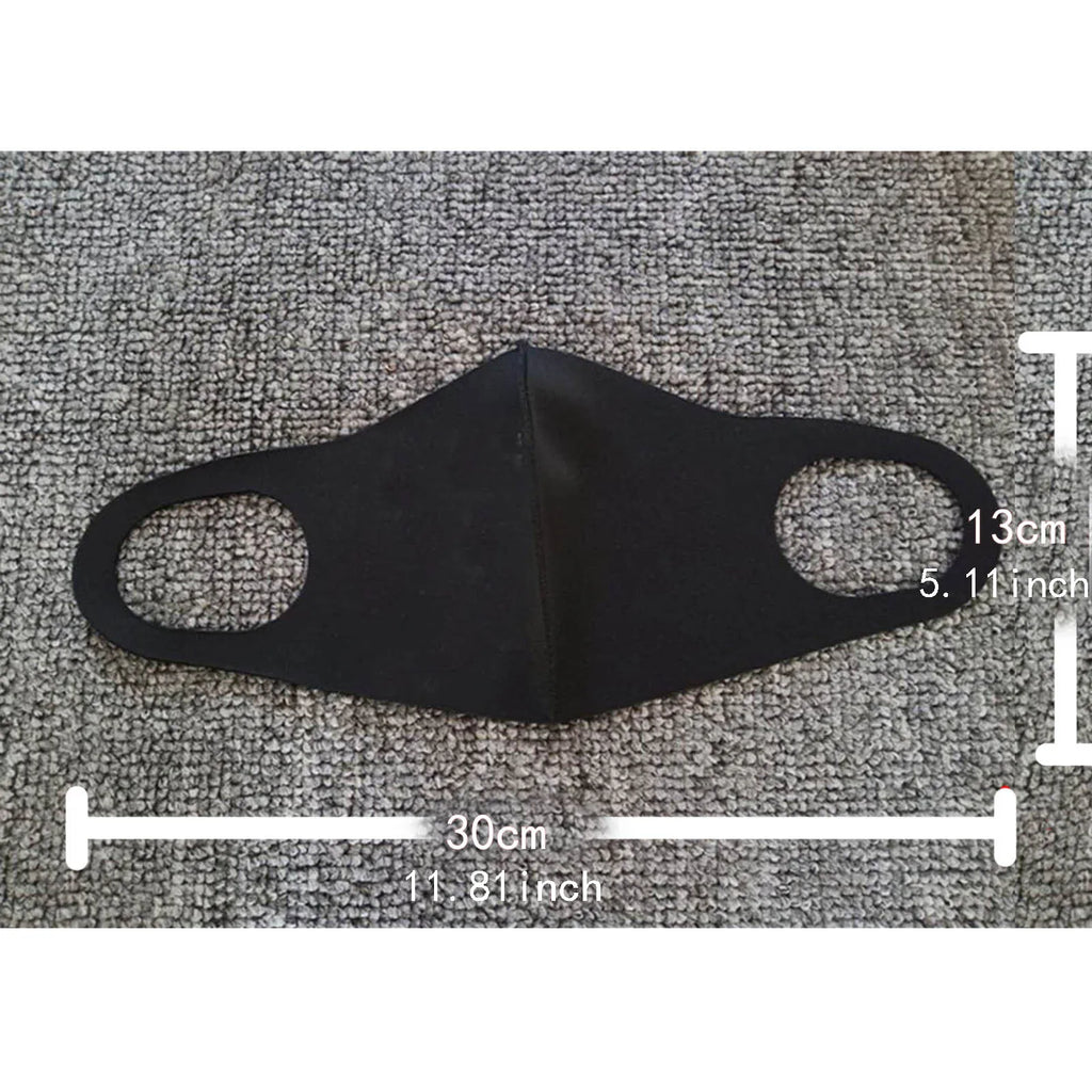 Rhinestone Letter Ice Silk Face Mask – Reusable & Washable Reusable Face Mask Qme