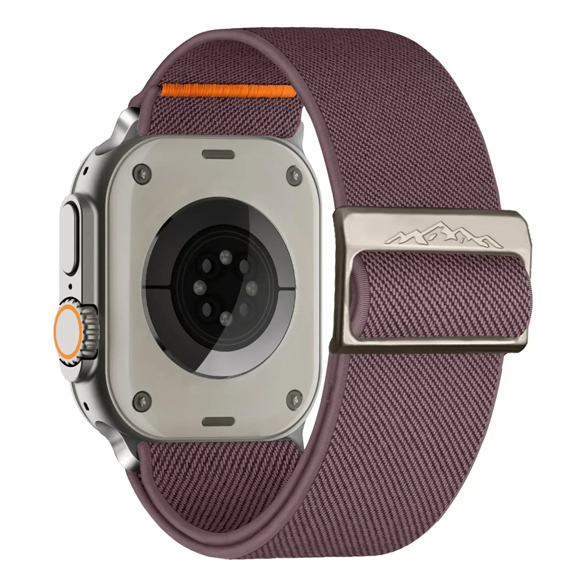 Nylon Apple Watch Band – Series 9 8 7 SE Ultra 2 | 16 Colors Watch Band Qme smoky purple 42mm 44mm 45mm 49mm