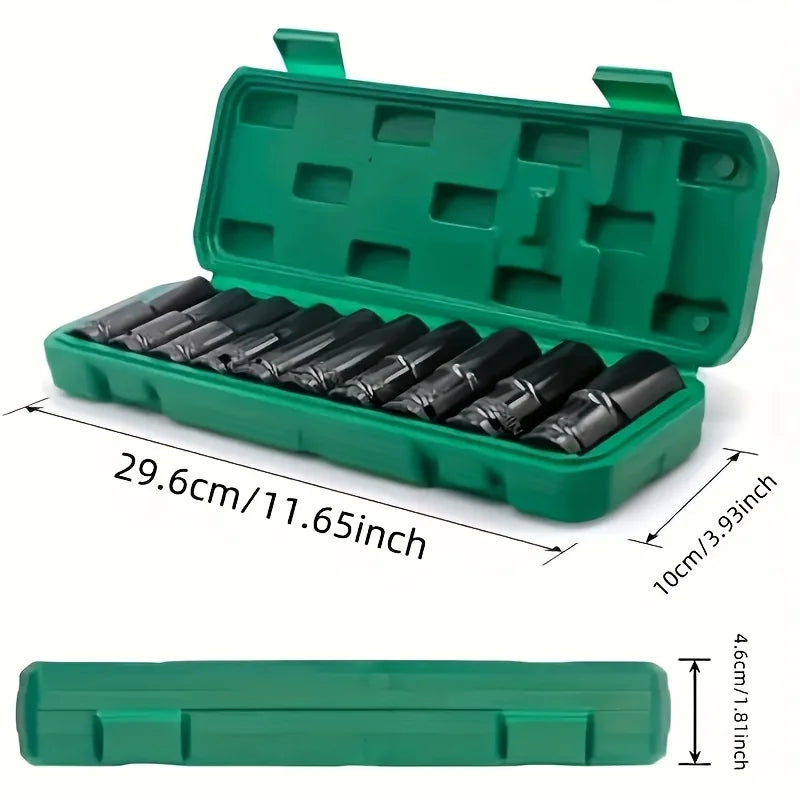 Qme Drive Sleeve Assembly for Pneumatic Tools – Truck Hub Nut Impact Tool Sleeve Kit Qme