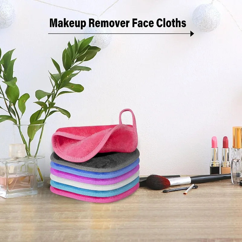 Reusable Makeup Remover Cloths – 5 Cotton Face Wash Pads Makeup Remover Pads Qme