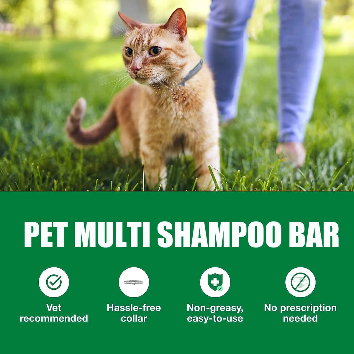 GZE 2-in-1 Pet Shampoo & Conditioner Bar for Dogs & Cats Pet Shampoo Bar Qme
