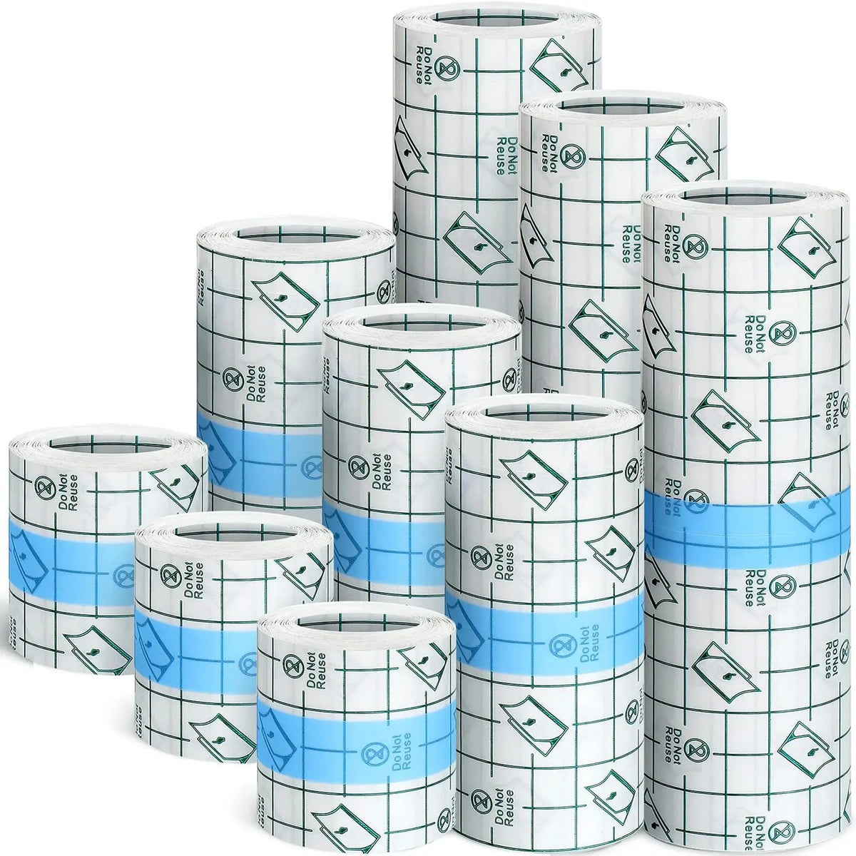 5M Waterproof PU Bandage Roll – Transparent & Stretchable Adhesive Bandage Roll Qme