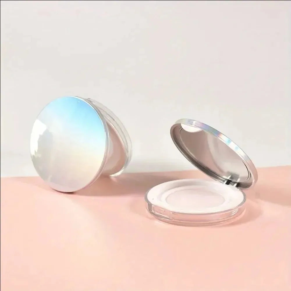 Ultra Thin Leak-Proof Loose Powder Case with Elastic Net Loose Powder Case Qme