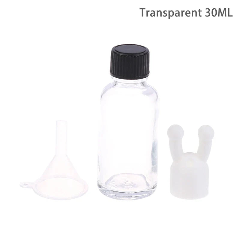 Leak-Proof Essential Oil Inhaler Cap | Mini Aroma Dispenser Aromatherapy Inhaler Qme 30ML Transparent