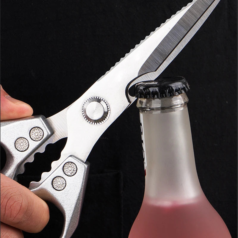 Heavy-Duty Kitchen Shears – Sharp Poultry & Bone Scissors Kitchen Shears Qst