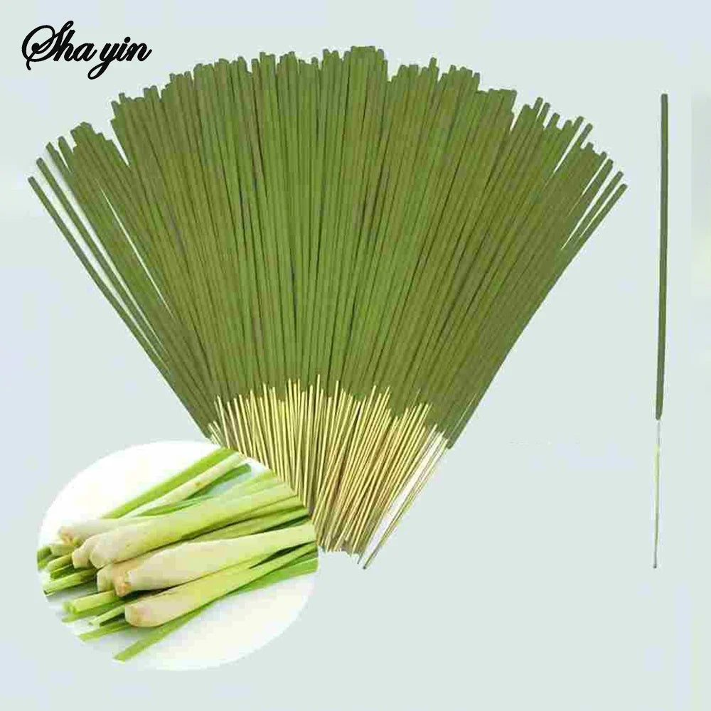 Lemongrass Oil Incense Sticks – 45 Min Burn | Eco Artificial Wood Incense Sticks Qme