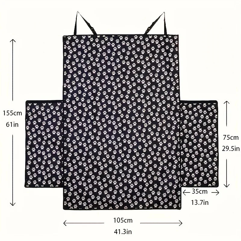 Oxford Pet Car Trunk Mat & Seat Cover – Universal Fit Pet Car Seat Cover Qme