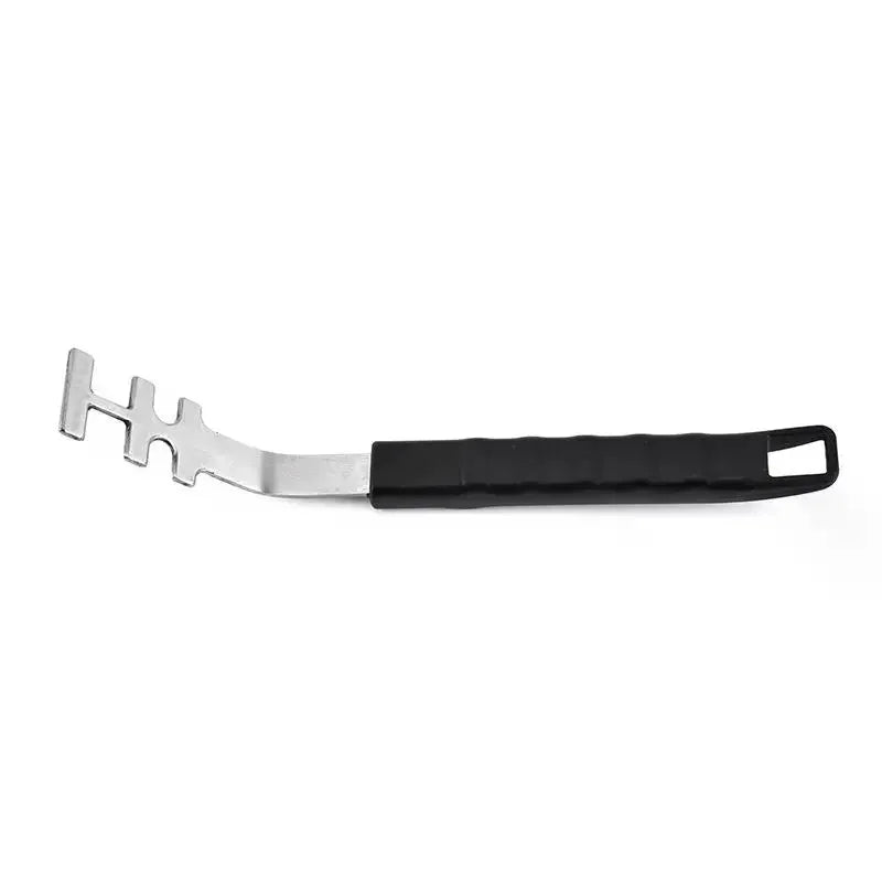 Universal Grill Grate Lifter Tool | Stainless Steel Cast Iron Grid Grill Grate Lifter Qme
