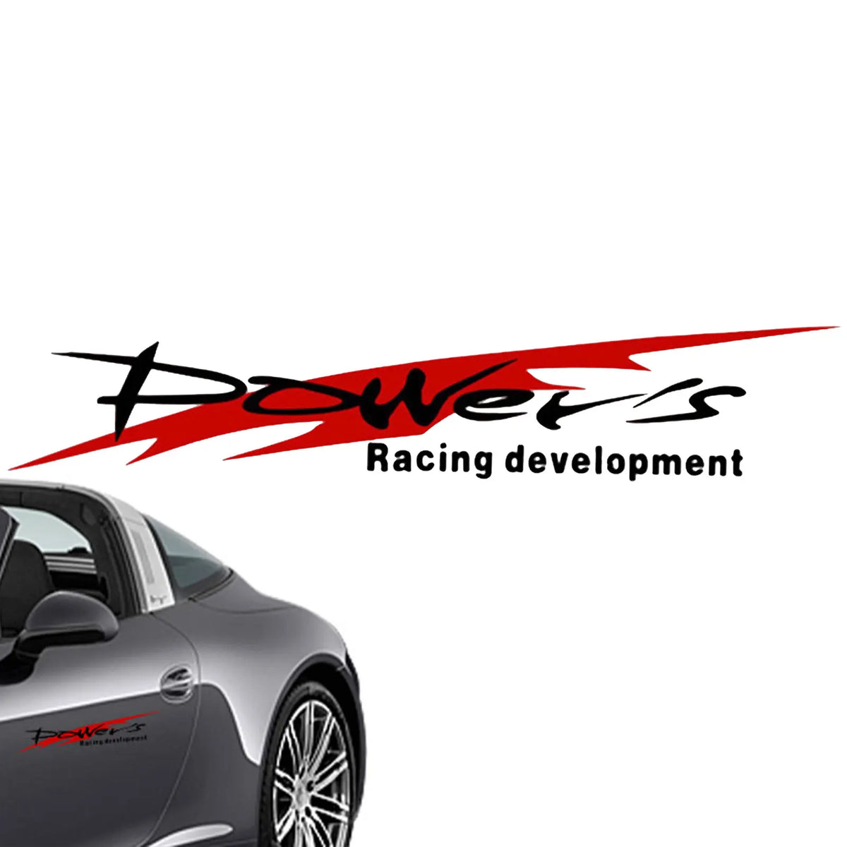 Reflective Racing Car Decal Sticker – Waterproof Sport Design Car Decal Sticker Qst