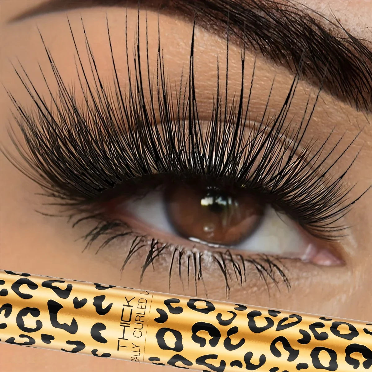 Waterproof Lengthening Curling Mascara – Leopard Print | Qme Lengthening Mascara Qme