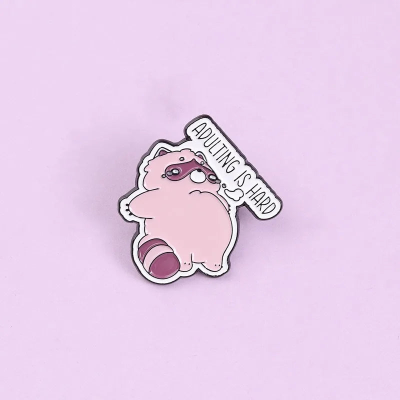 Sleeping Panda Enamel Brooch – Cute Cartoon Animal Lapel Pin Enamel Lapel Pin Qme
