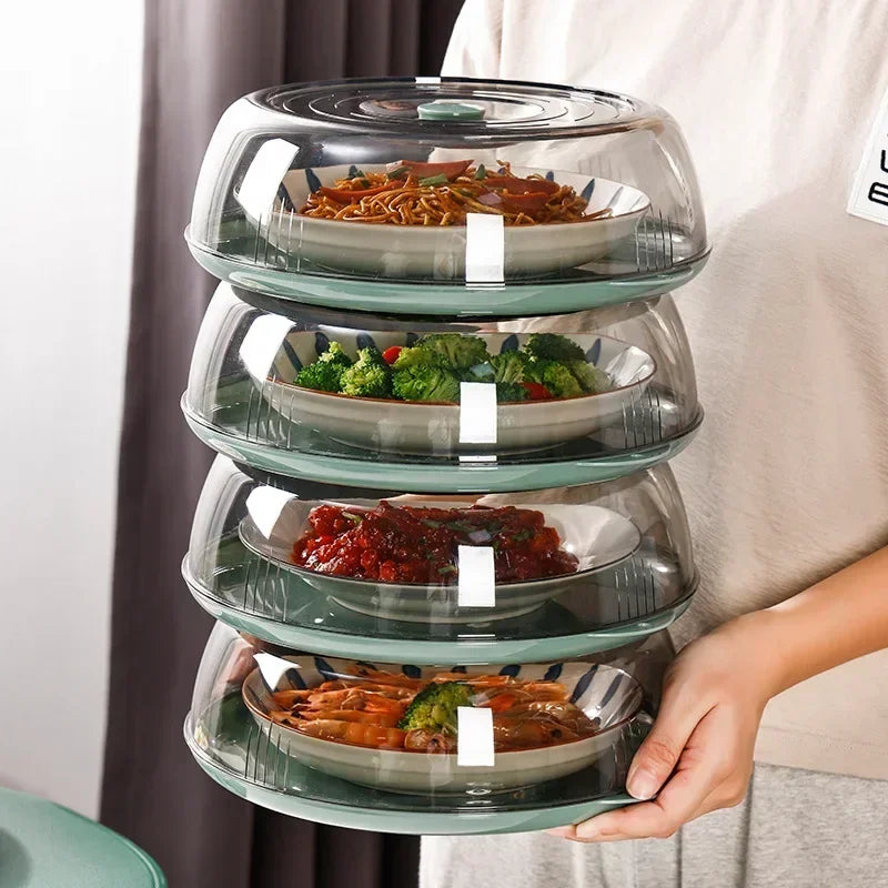 Multi-Layer Insulated Transparent Food Cover – Dust-Proof Food Cover Qme
