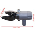 Plastic Downpipe Rain Collector 70–110mm | Roof Rainwater Diverter Rainwater Collector Qme Black