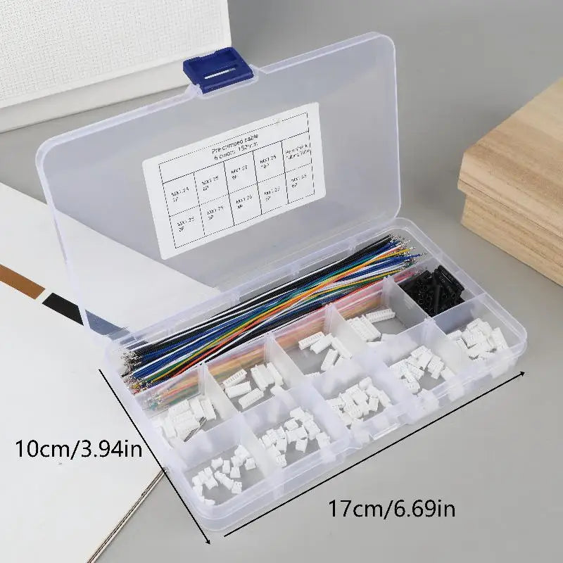 1.25mm Pitch Pre-Crimped Connector Socket Plug Wire Kit Pre-Crimped Connector Wire Qme 1set