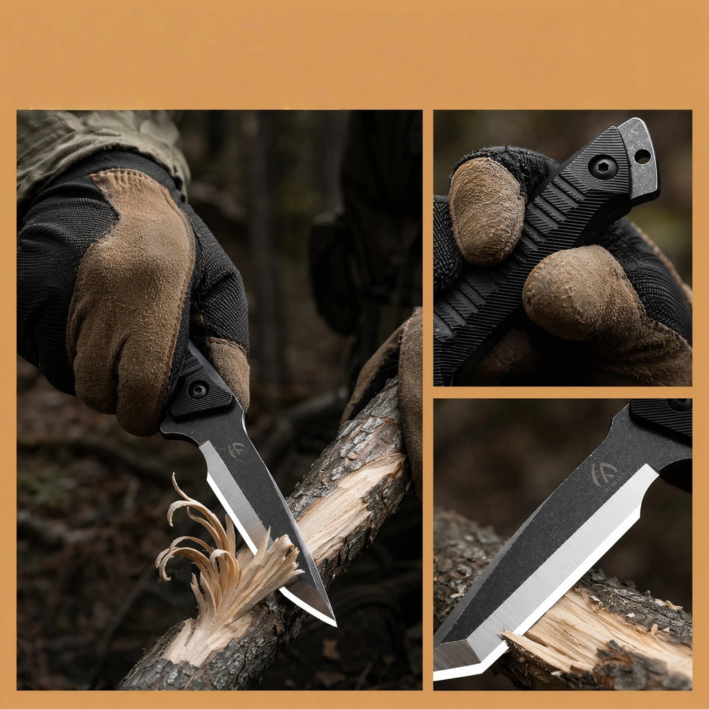 HUANGFU Outdoor Multi Knife – Camping Hiking Portable Blade Outdoor Camping Knife Qst