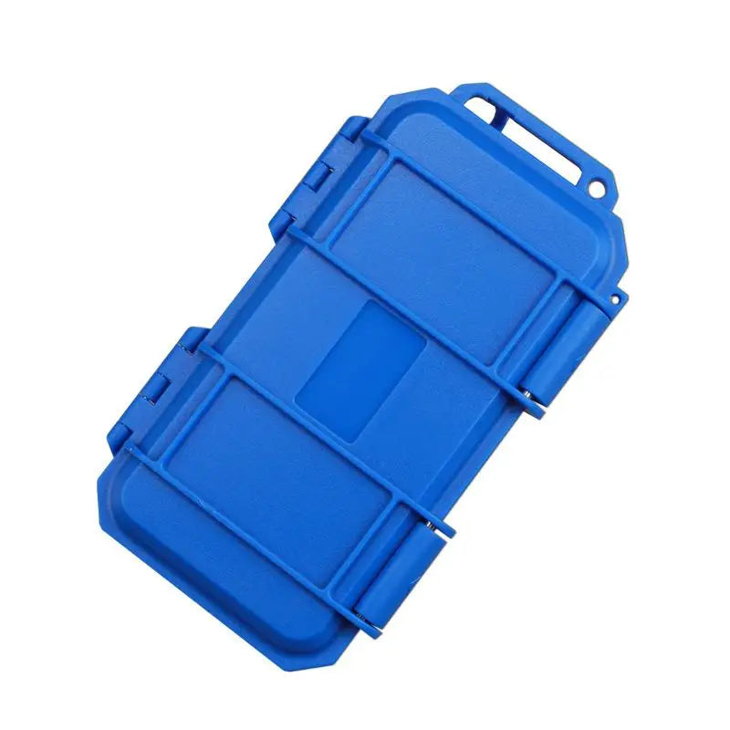 Tactical Waterproof Shockproof EDC Storage Box – ABS Case Tactical Storage Box Qst Blue