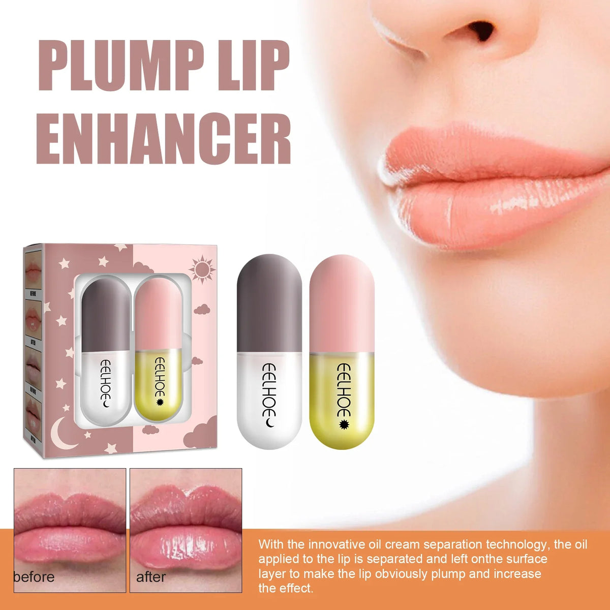 Hydrating Lip Balm Plumper – Moisturizing & Line-Fading Lip Balm Plumper Qme