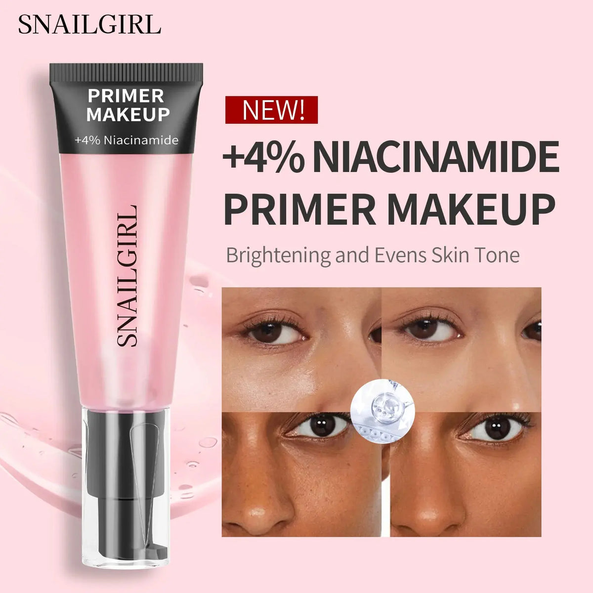 Power Grip Gel Hydrating Face Primer – Smoothing & Pore Gripping Face Primer Qme