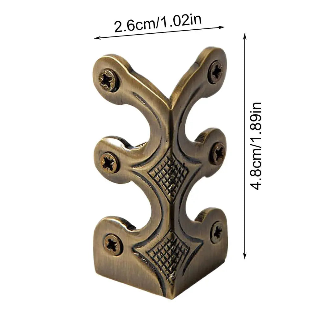 Solid Brass Baseboard Corner Protectors – Metal Edge Guards Corner Edge Guards Qme bronze coloured