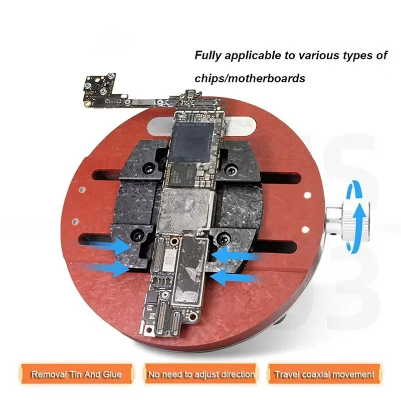 Universal PCB BGA Circular Fixture | Phone Board Holder A02F PCB Board Fixture Qme