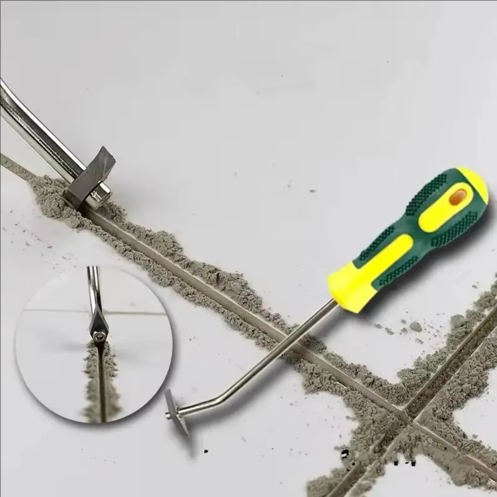 Tungsten Steel Tile Grout Remover – Floor & Wall Seam Tool Grout Removal Tool Qme