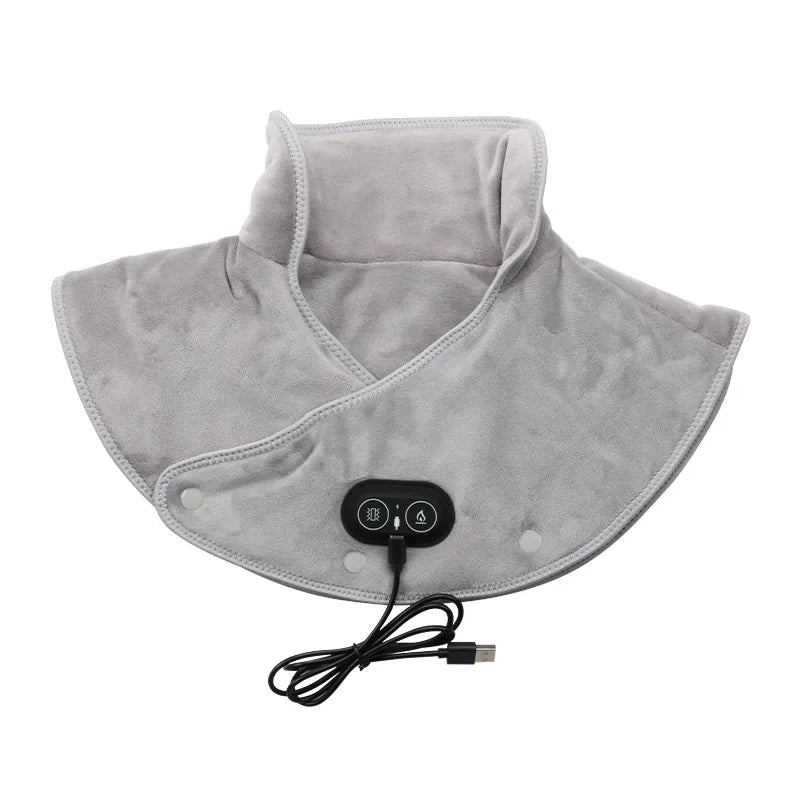 PAQIN Electric Heating Neck & Shoulder Wrap – 3-Gear Massager Neck Shoulder Massager Qst A Heat-Massage 1