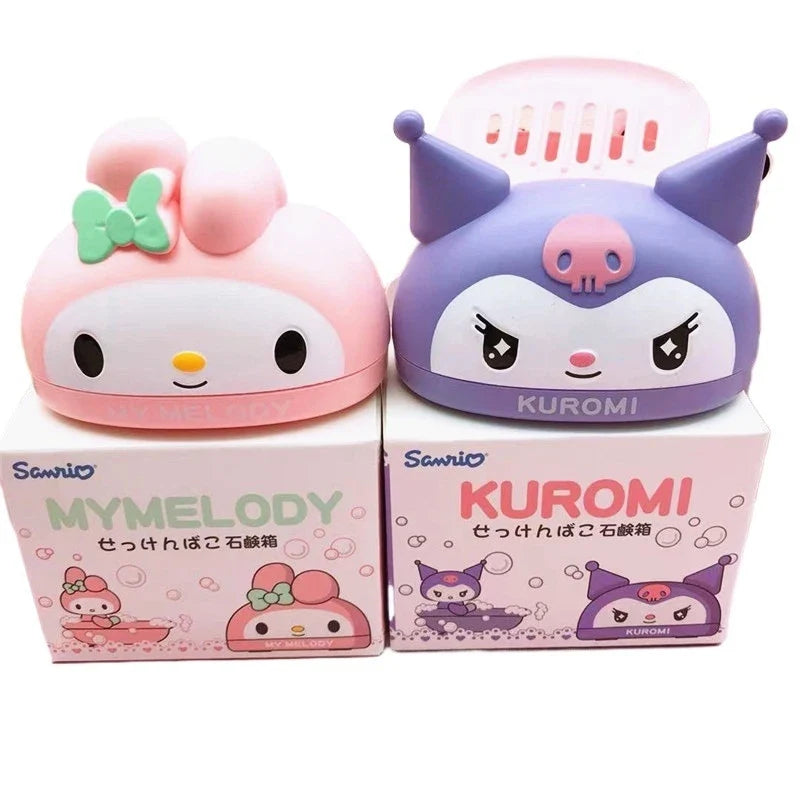 Cute Clown Soap Dish with Drainage | Bathroom Storage Box Soap Dish Qme