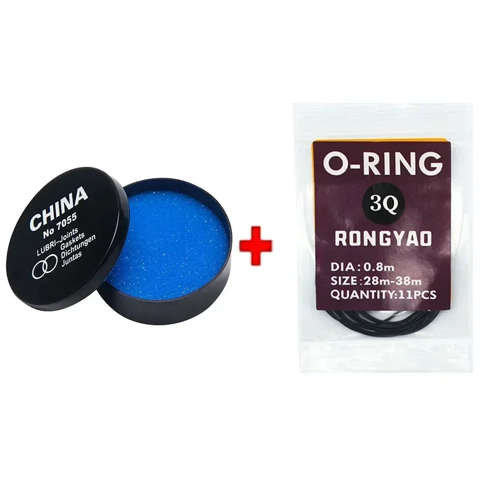 Watch Case Rubber O-Ring Gasket Set – Waterproof & Oil-Resistant Watch Repair Gasket Qme Black-0.8