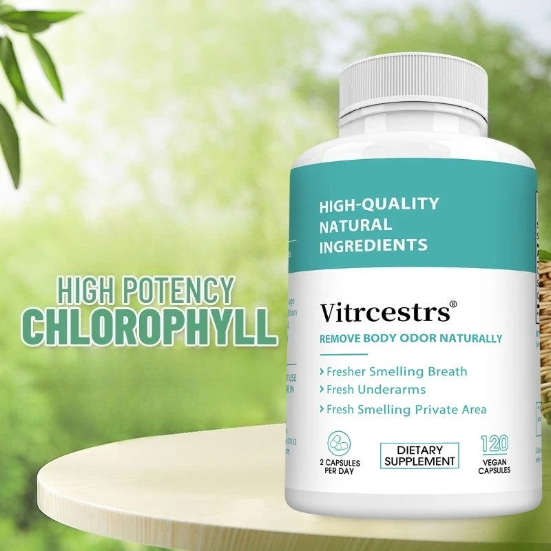 ZENVITALIZE Chlorophyll Capsules – Antioxidant & Energy Support Herbal Supplement Qst