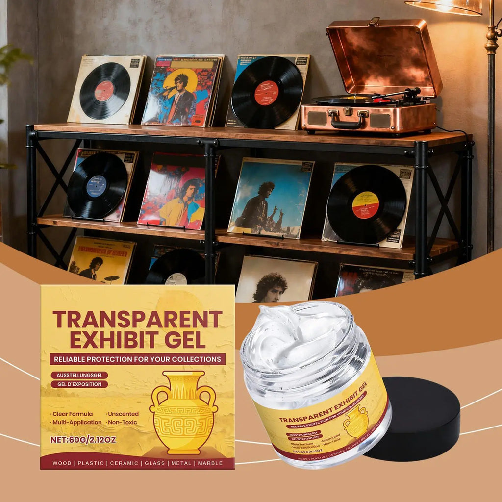 Clear Removable Museum Gel Adhesive for Antiques & Glass Museum Gel Adhesive Qme