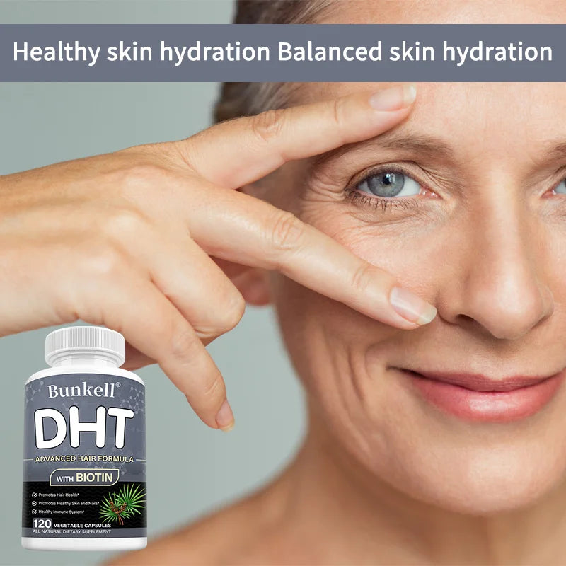 DHT Blocker with Biotin – Hair, Skin & Nail Supplement Hair Growth Supplement Qst