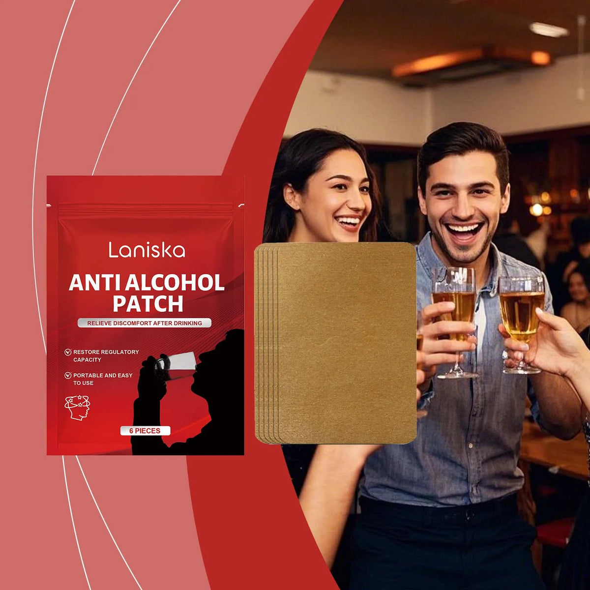 Laniska Herbal Body Wellness Patch – Portable Comfort Patch Herbal Wellness Patch Qst