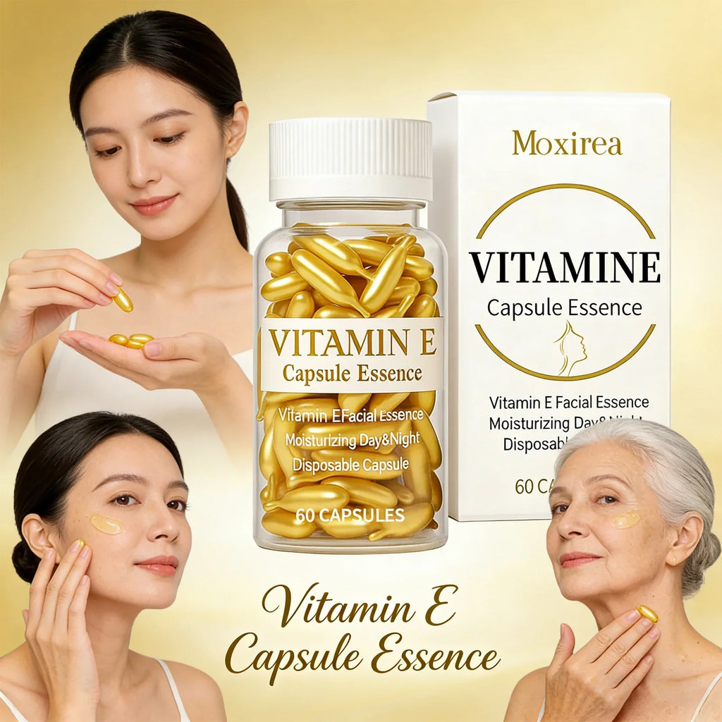 Vitamin E Face Serum Capsules – Hydration & Brightening | Qme Face Serum Capsules Qme