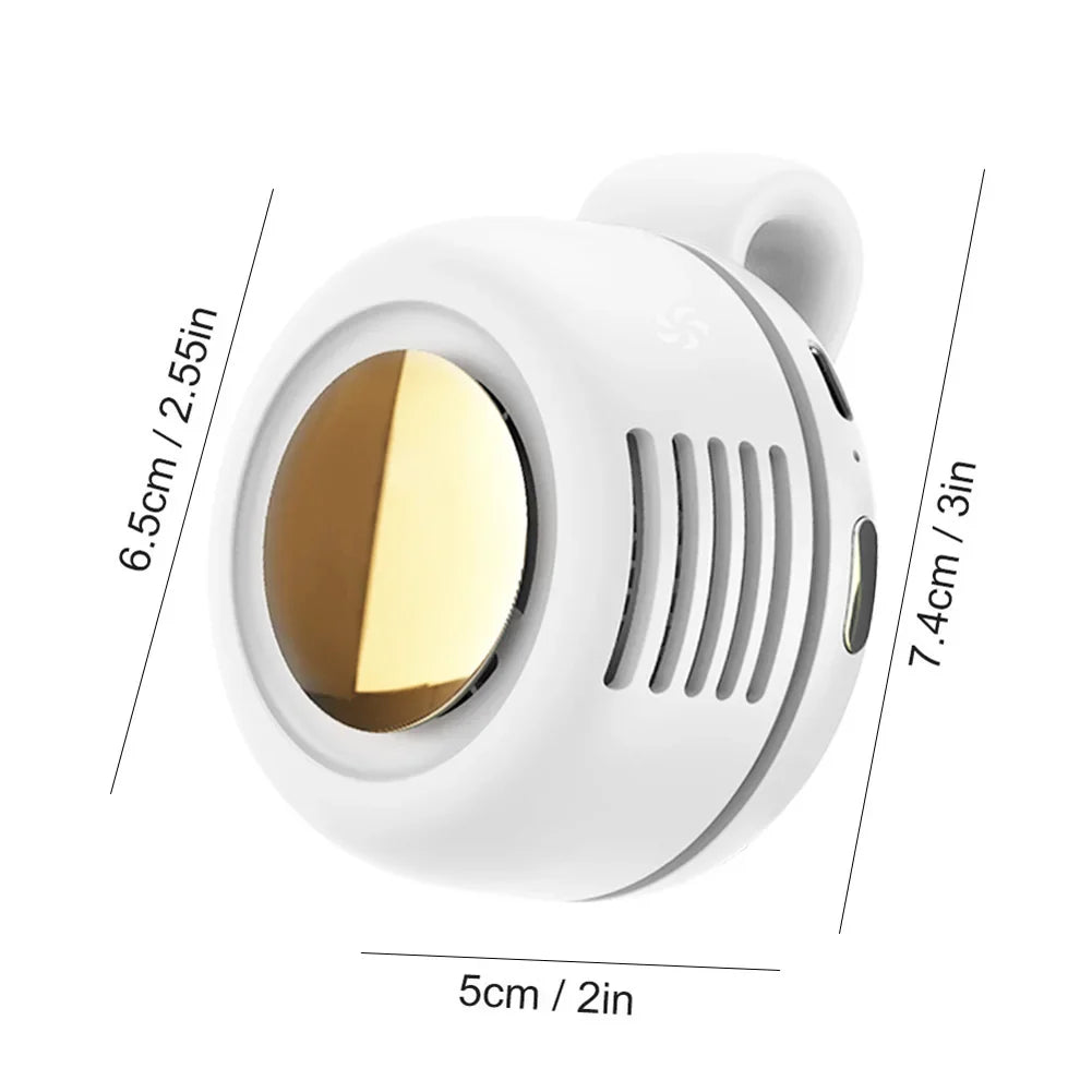 Mini Waist Fan 3-Speed Rechargeable Personal Fan | Portable Portable Personal Fan Qme